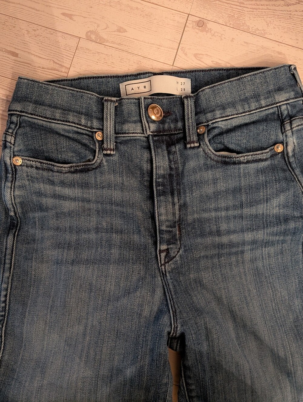 AYR Women's Medium Blue Skinny Jeans